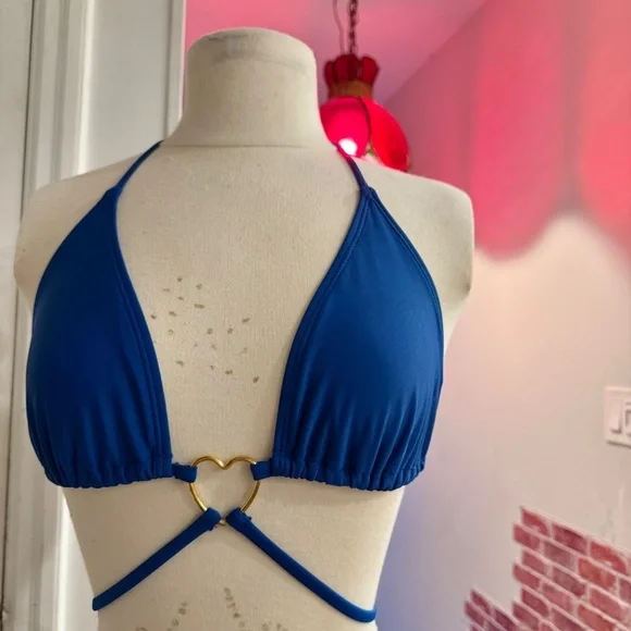 Blue bikini top - Picture 7 of 10